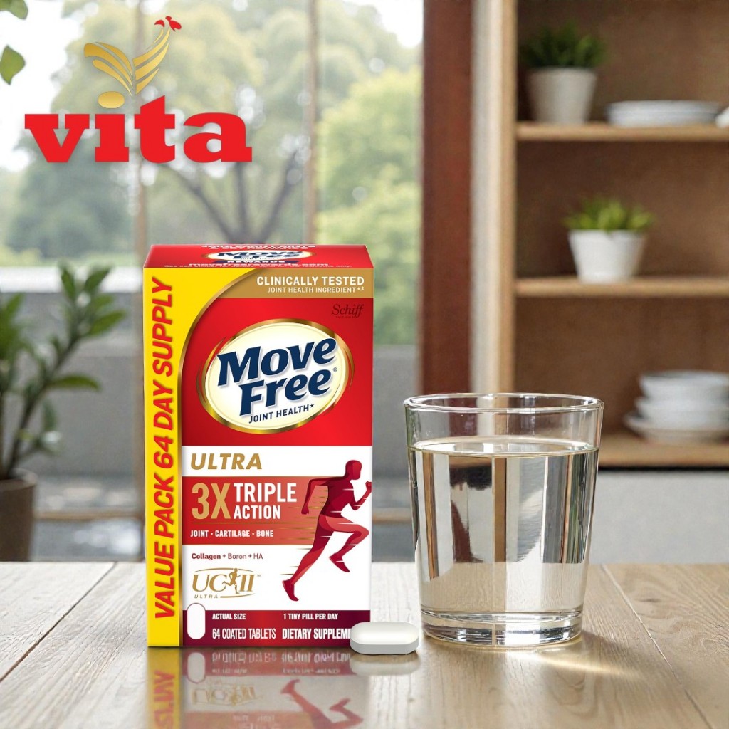 Schiff Move Free Ultra 3x Triple Action Joint Cartilage Bone Tulang Sendi