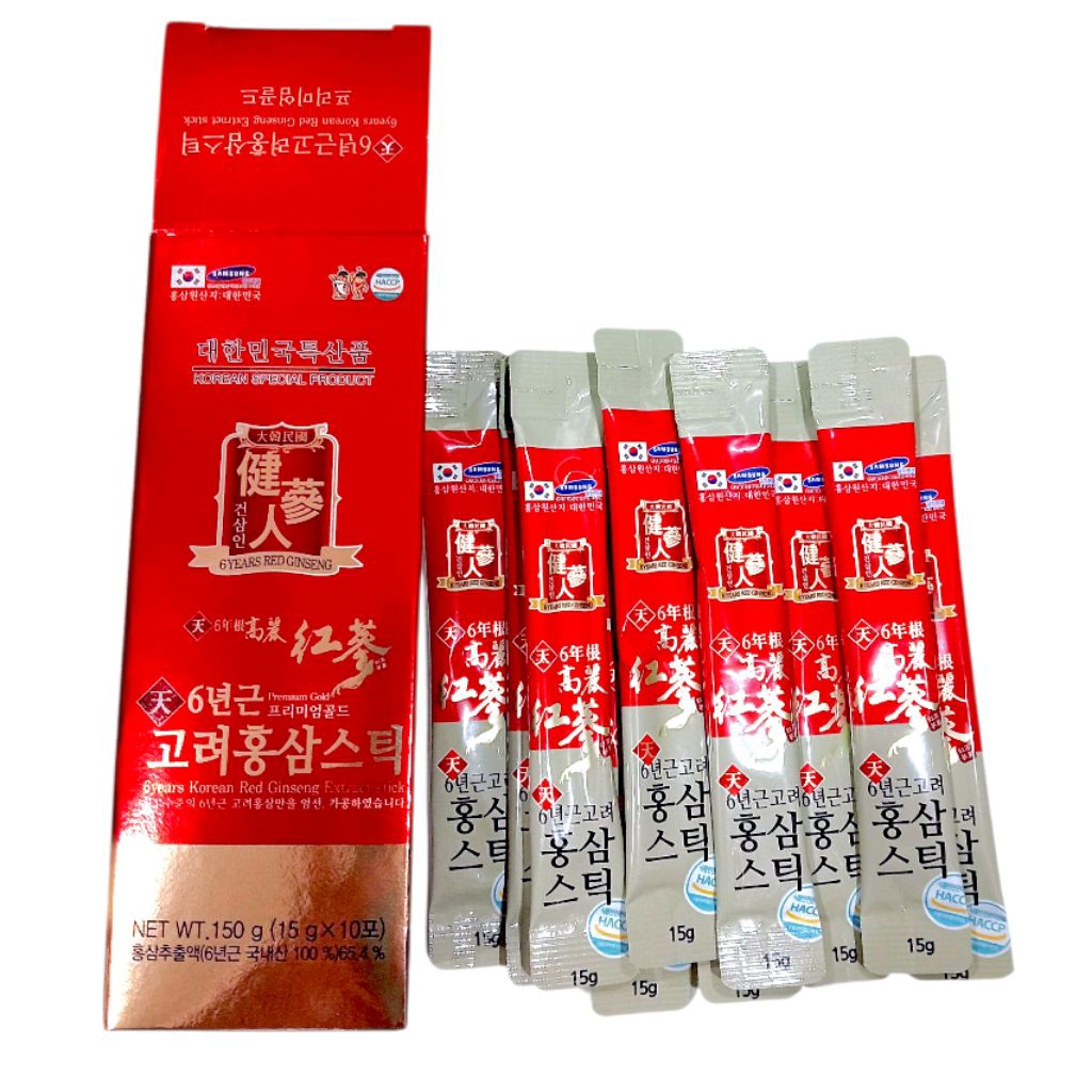 GINSENG MERAH//RED GINSENG STICK KOREA EXTRACT 65.4% ORIGINAL