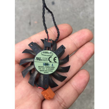 EVERFLOW T055010SH 5V 0.25A 0.40A Cooling Fan
