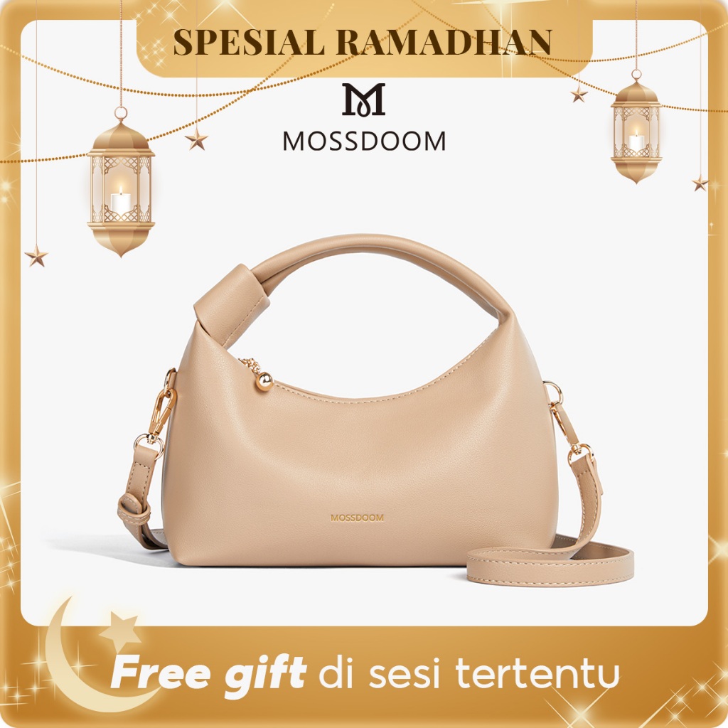 MOSSDOOM Tas Selempang Wanita Rhea Bag Elegan dan Modis Tas Tangan Wanita Stylish dan Mewah