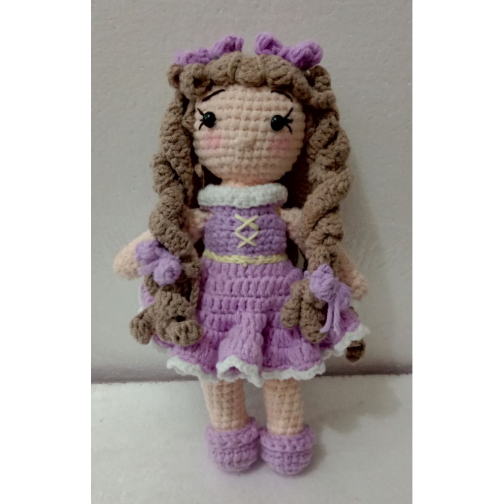 boneka rajut princess
