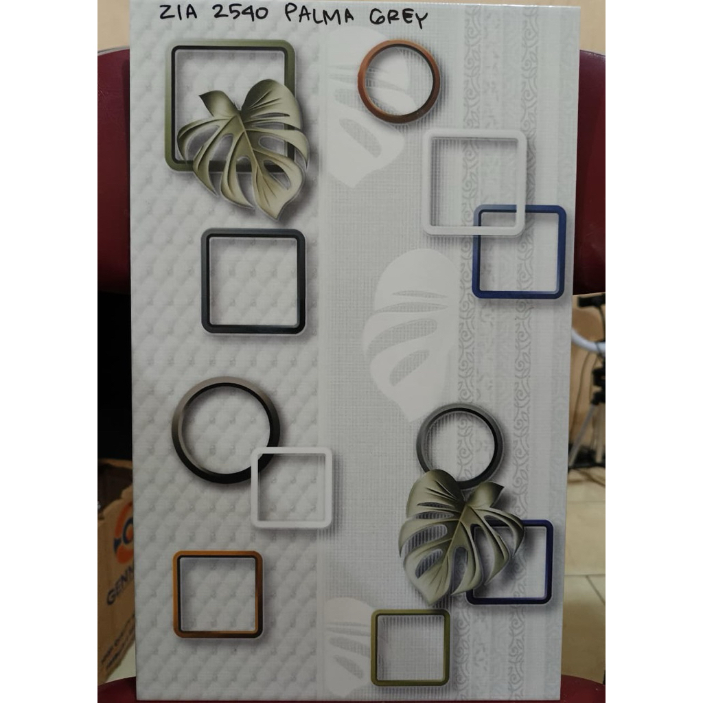 KERAMIK ZIA PALMA GREY 25x40