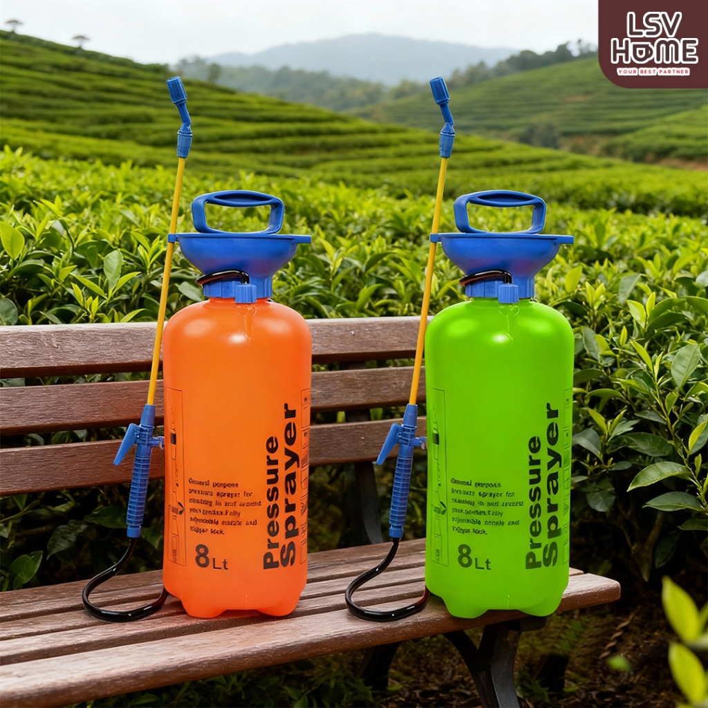 HOME Pressure Sprayer Alat Semprot Pertanian Semprotan Tanaman Semprotan Air 8 Liter