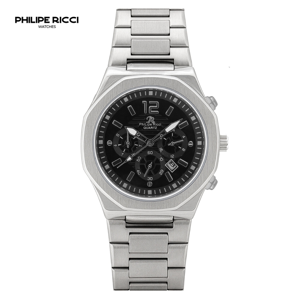 PhiLipe Ricci Jam Tangan Pria Rantai Keren Kekinian Terbaru Stylish Modern Keren 6380 Men Watches