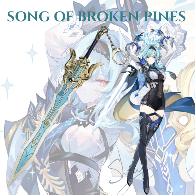 MINIATUR PEDANG EULA-SONG OF BROKEN PINES