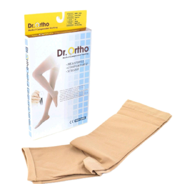Stoking Kesehatan Dr Ortho A-8002 Under Knee Stocking Open Toes stoking kompresi