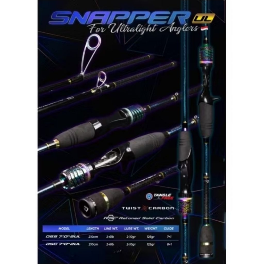 Joran UL DAIDO SNIPPER 2-6lb