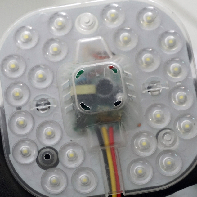 lampu led baret ceiling 12w 12 watt dengan sensor cahaya photocell