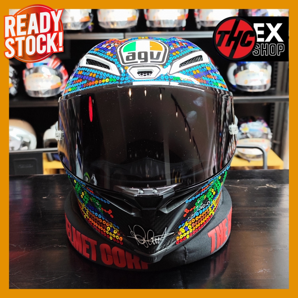 HELM AGV PISTA GPR ROSSI WINTERTEST 2019 SIZE L ASIAN 2ND FULL FACE HELMET SECOND