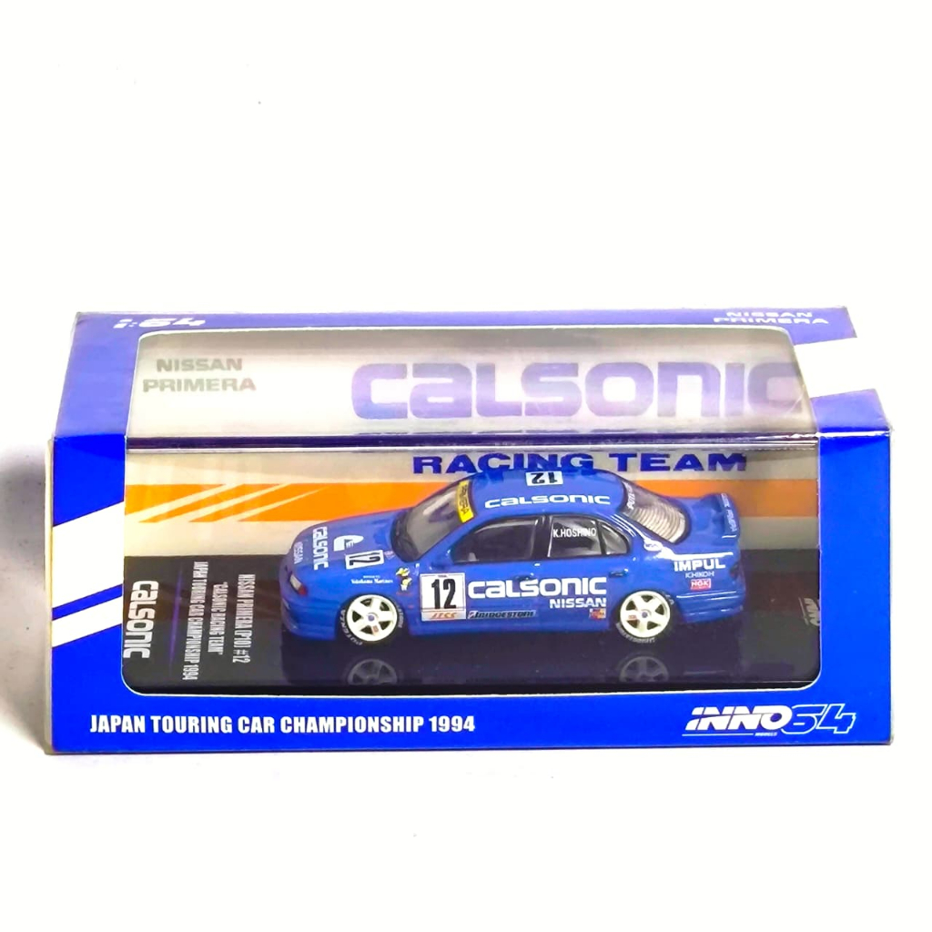 Inno 64 1:64 Nissan Primera (P10) #12 "Calsonic Racing Team" Japan Touring Car Championship 1994
