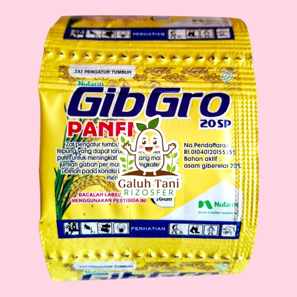 Nufarm Gibgro 20 SP Panen 1gr-ZPT untuk tanaman