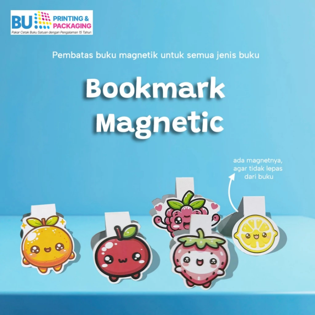Pembatas Buku Magnetic Custom | Bookmark Magnetic Custom | Pembatas Buku Lucu | Bookmark Custom