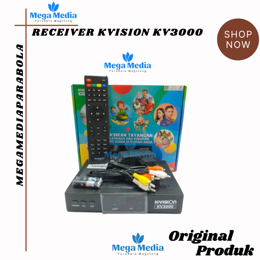 Receiver K-vision K3000 Bisa Untuk Parabola Jaring C band Dan Mini Ku Band