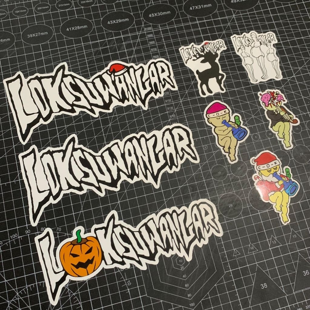 STIKER STICKER COKSUWANGAR (20 cm) BABYBONG, BABYBANG, STIKER LAPTOP STIKER HELM, UKURAN BESAR ANTI 