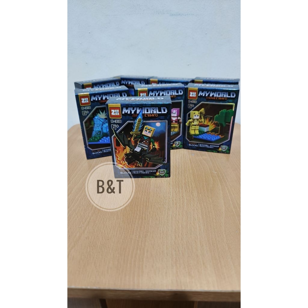 Brick minecraft my world Lego brick minecraft balok my world