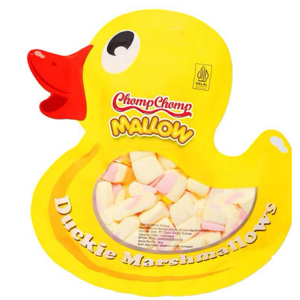 Chomp-Chomp Mallow Duck Marshmallow 60 g Chomp-Chomp Mallow Car Marshmallow 60 g
