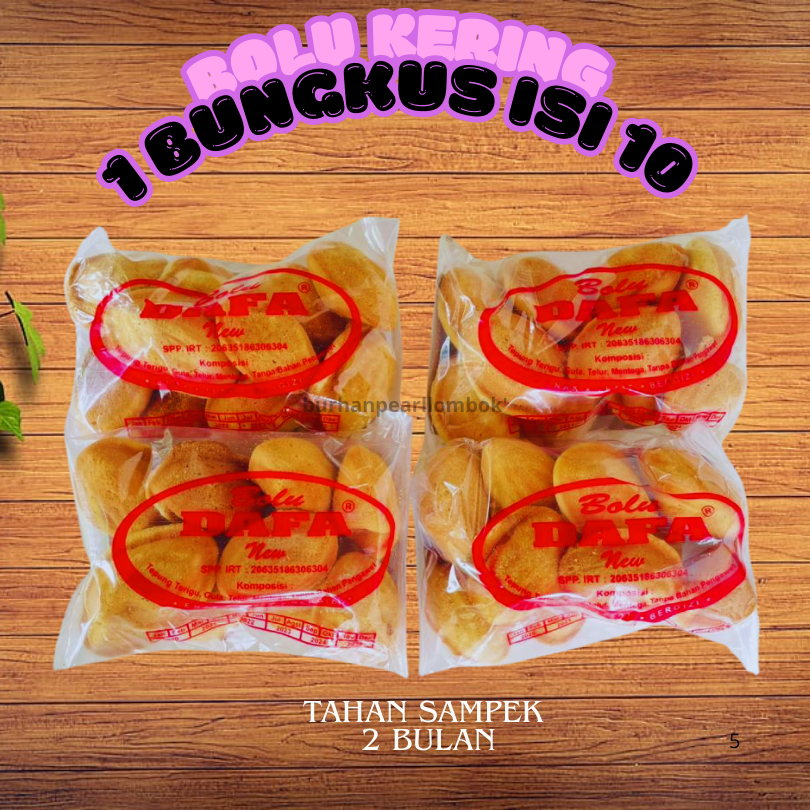 Bolu Kering | Bolu Jadul | Klemben Kue Kering Isi 10 Biji