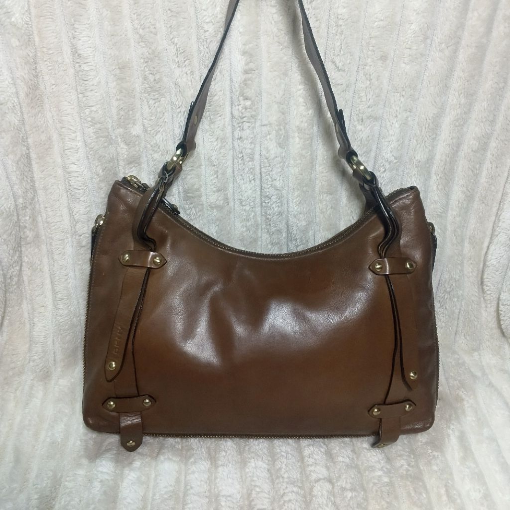 HOBO / SHOULDER BAG DKNY KULIT VINTAGE PL