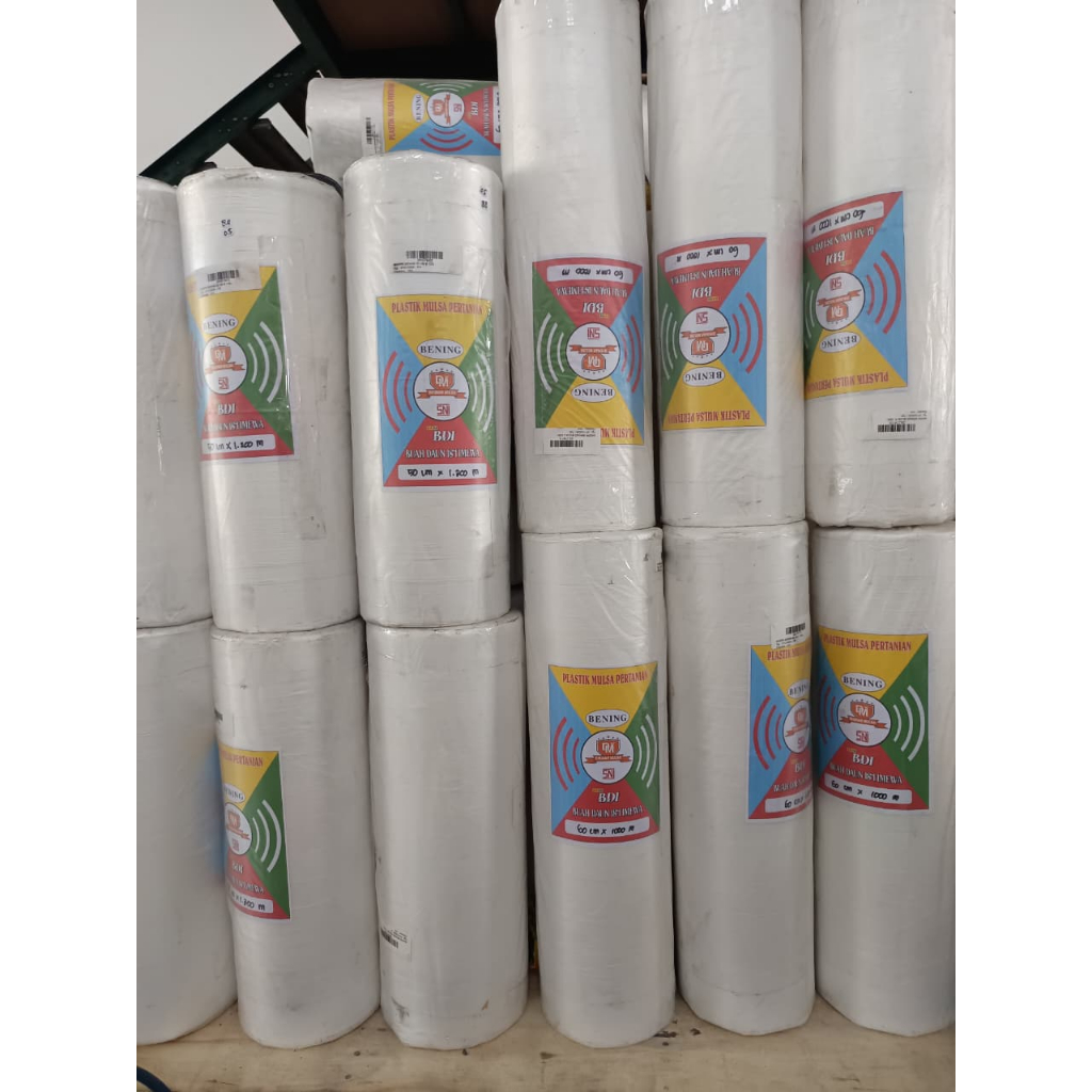 Plastik Mulsa Bening BERKUALITAS  Berat 9kg
