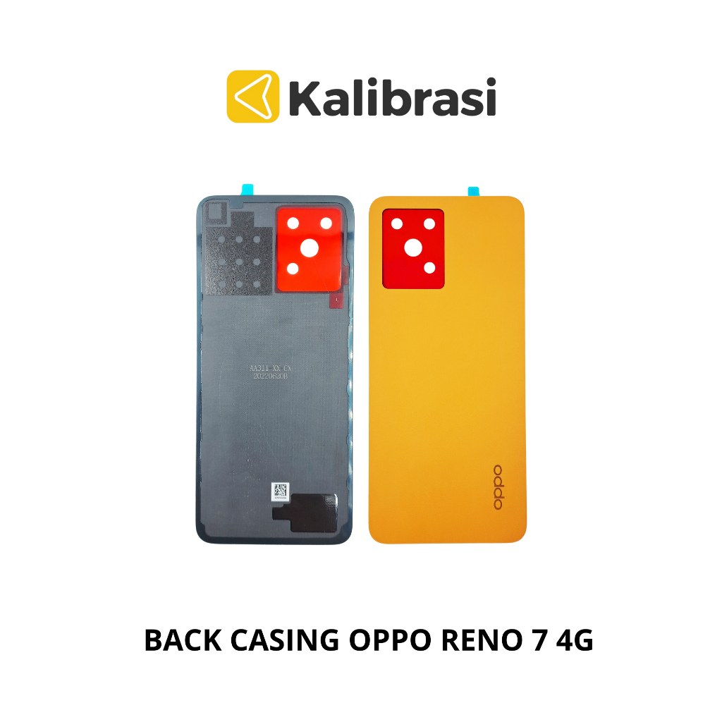 BACK CASING OPPO RENO 7 4G SUNSET ORANGE