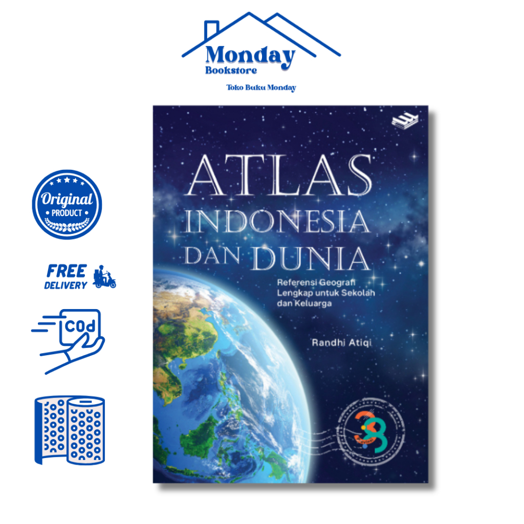 ATLAS INDONESIA DAN DUNIA FULL COLOR by ERLANGGA