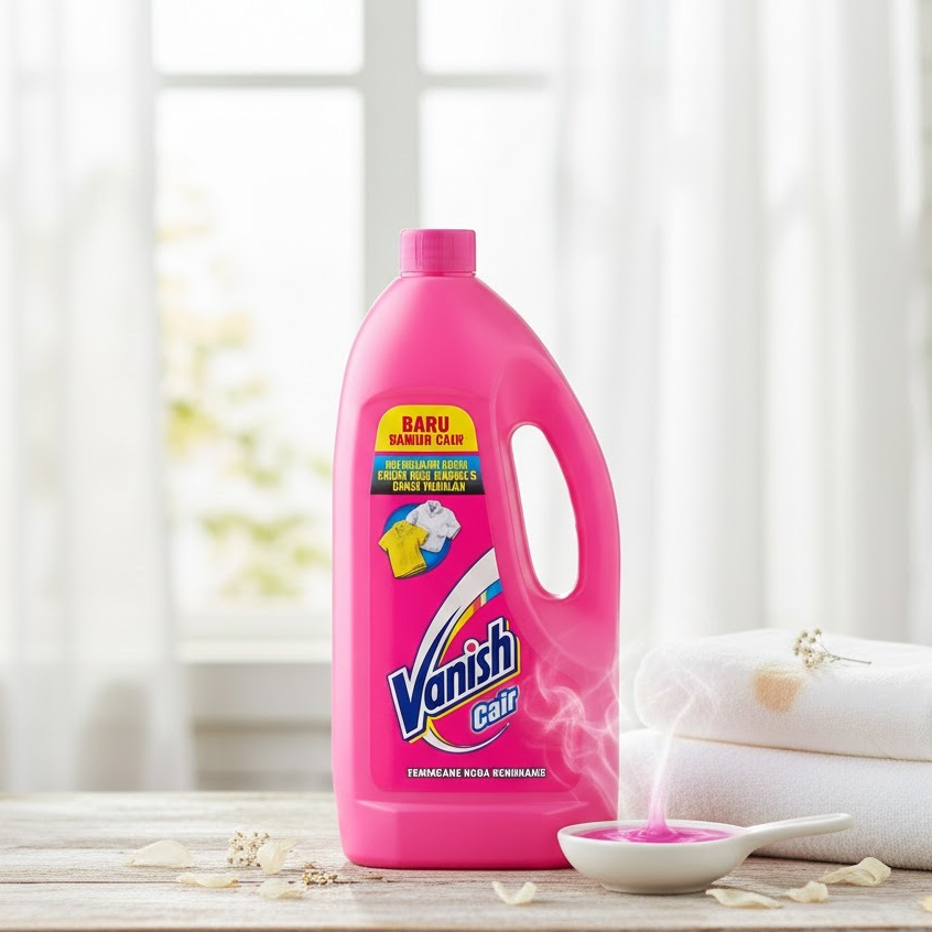 VANISH BOTOL / VANISH BOTOL 500ML / VANISH BOTOL 1000ML / CAIRAN PENGHILANG NODA MEMBANDEL