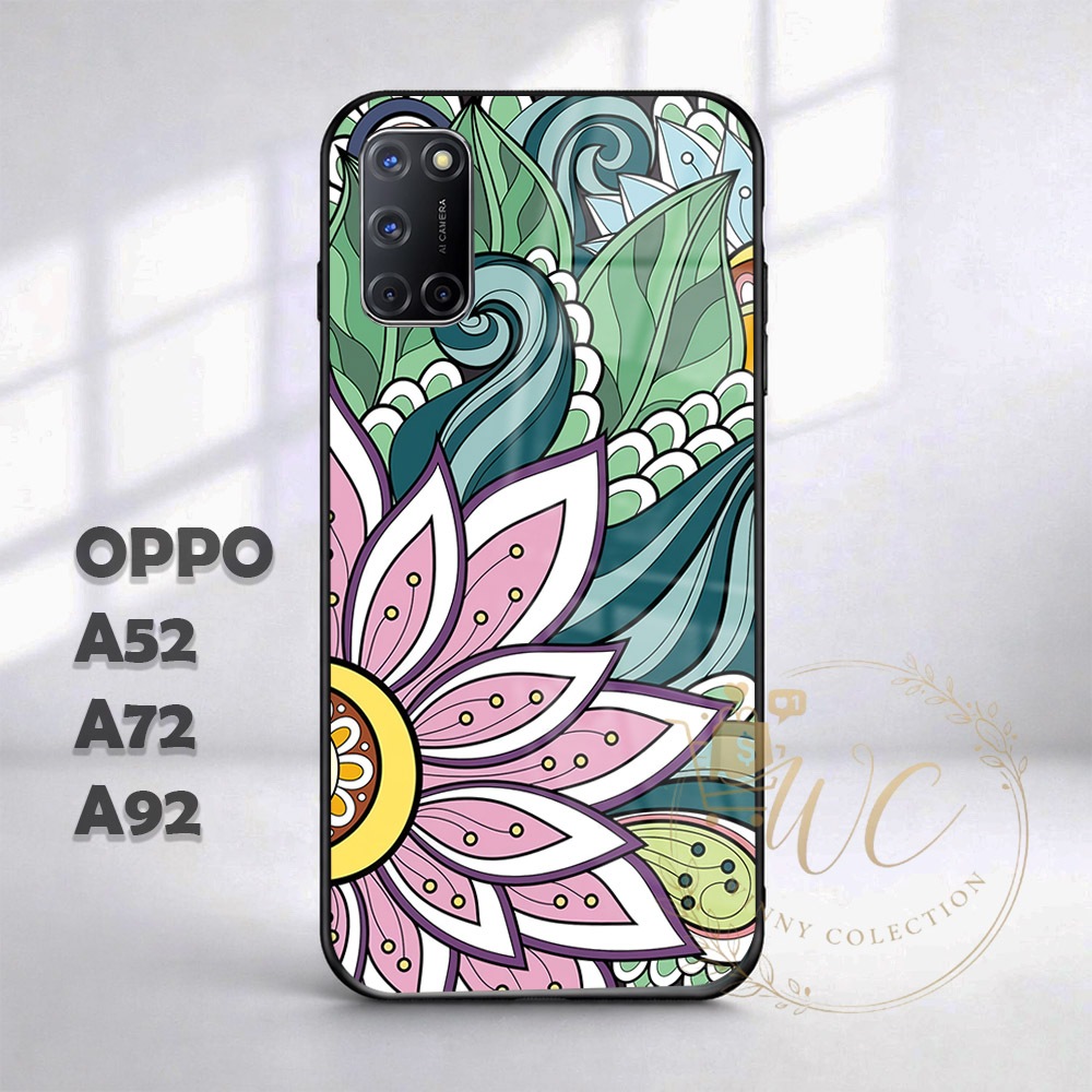 [W52] Softcase OPPO A52 A72 A92 | Casing Keren Lucu Oppo a52 a72 a92 | Kesing Aesthetic Daun