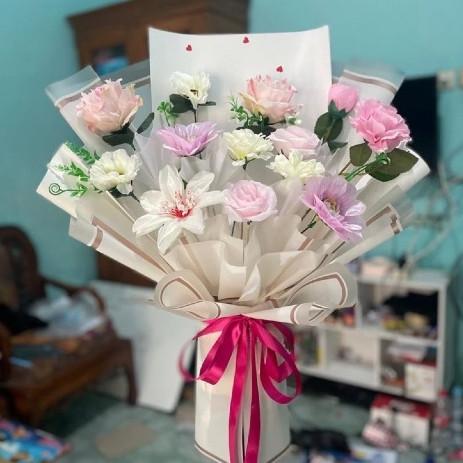 Buket bunga palsu - Buket Bunga Artificial (Ukuran Besar)