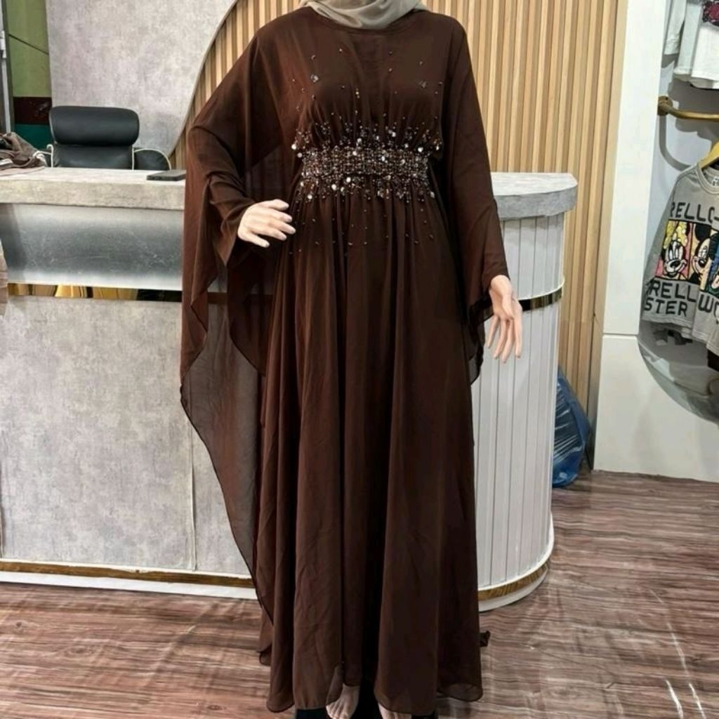 Libuzarfashion kaftan beads terbaru