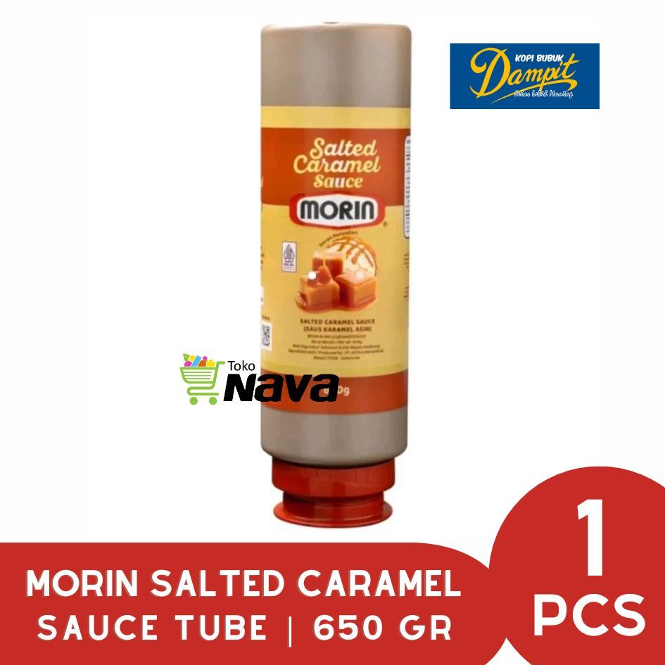 Morin Salted Caramel Sauce Tube 650gr / Morin Salted Caramel / Salted Caramel Sauce 650gr / Morin Sa