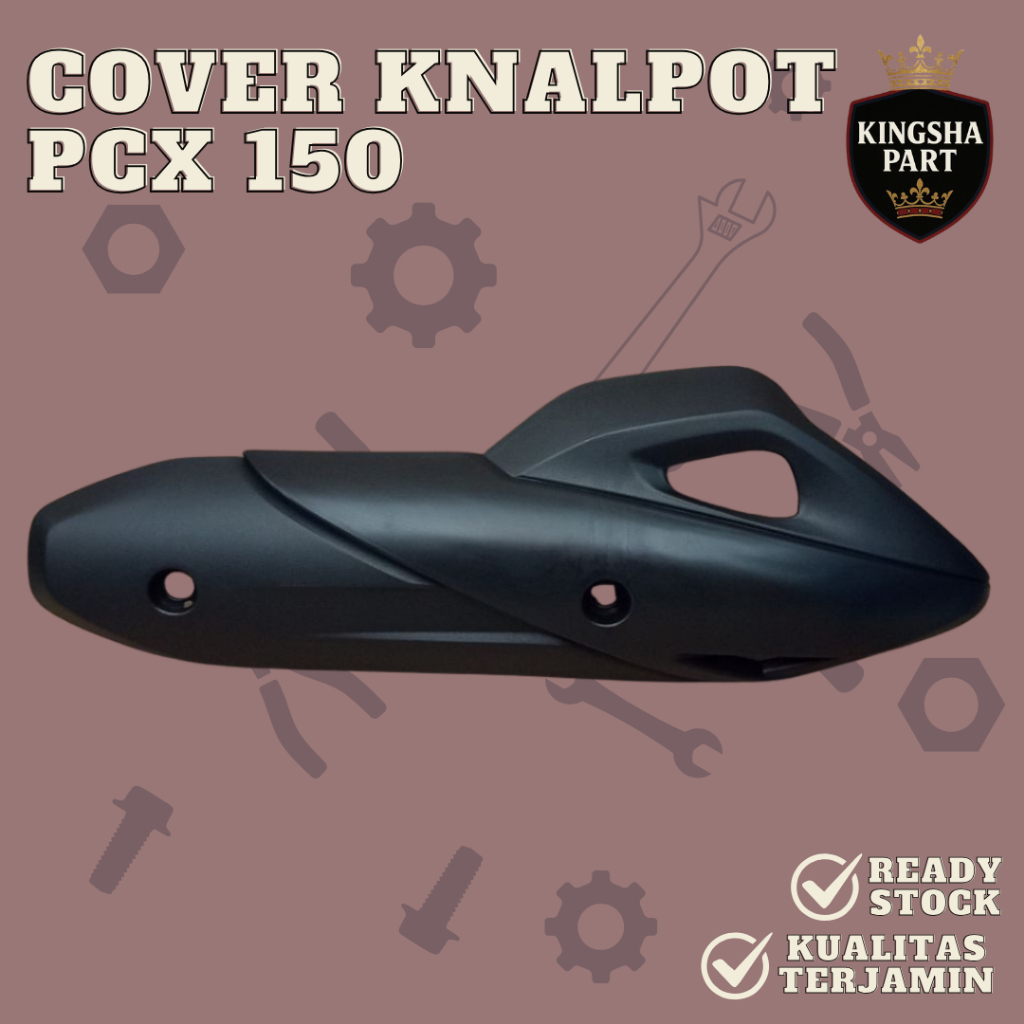 Cover Knalpot Honda PCX 150 Lokal Tutup/Pelindung Knalpot PCX 150 Cover Tameng Knalpot PCX 150