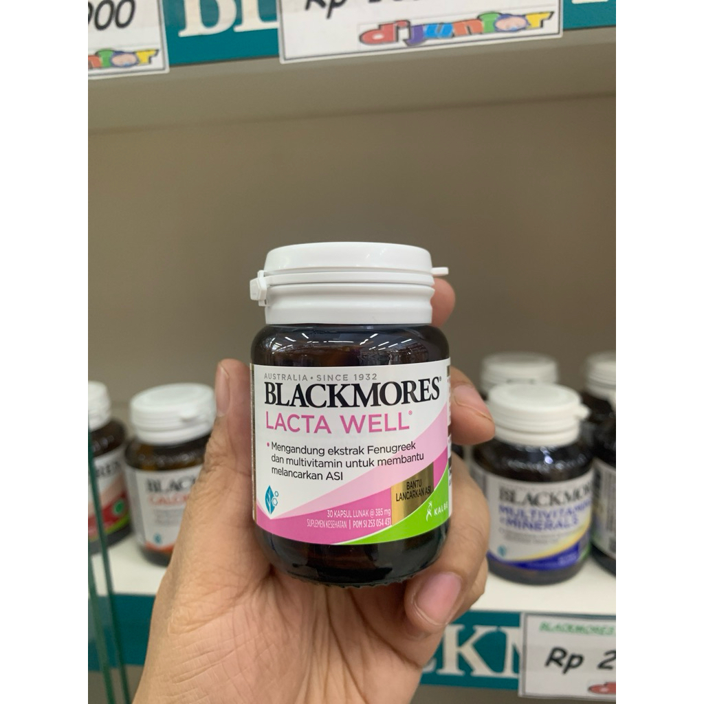 BLACKMORES LACTA WELL 30kapsul | SUPLEMEN ASI BOOSTER, PELANCAR ASI, IBU MENYUSUI, BUSUI, MENYUSUI, 