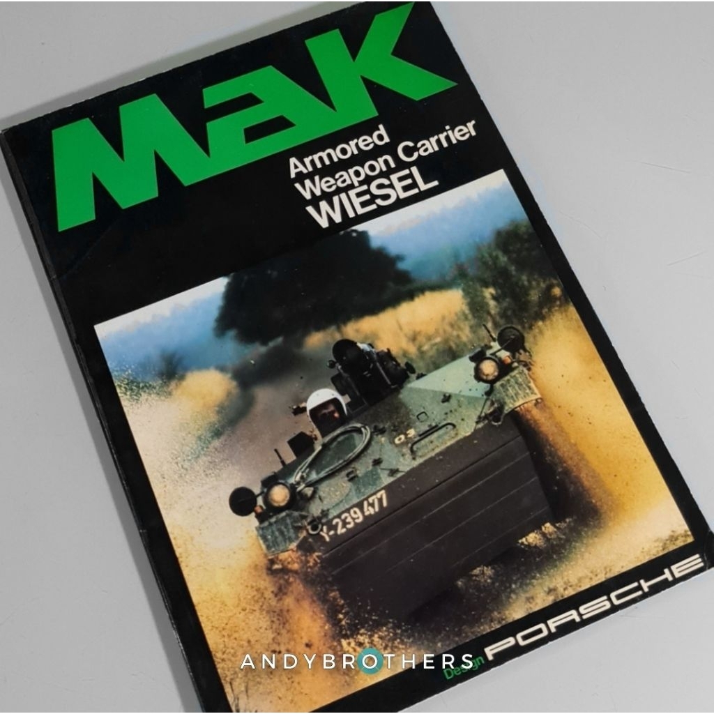 Buku / Katalog / Booklet / Brosur MAK Armored Weapon Carrier WIESEL Design by Porsche 1994-2003 Orig