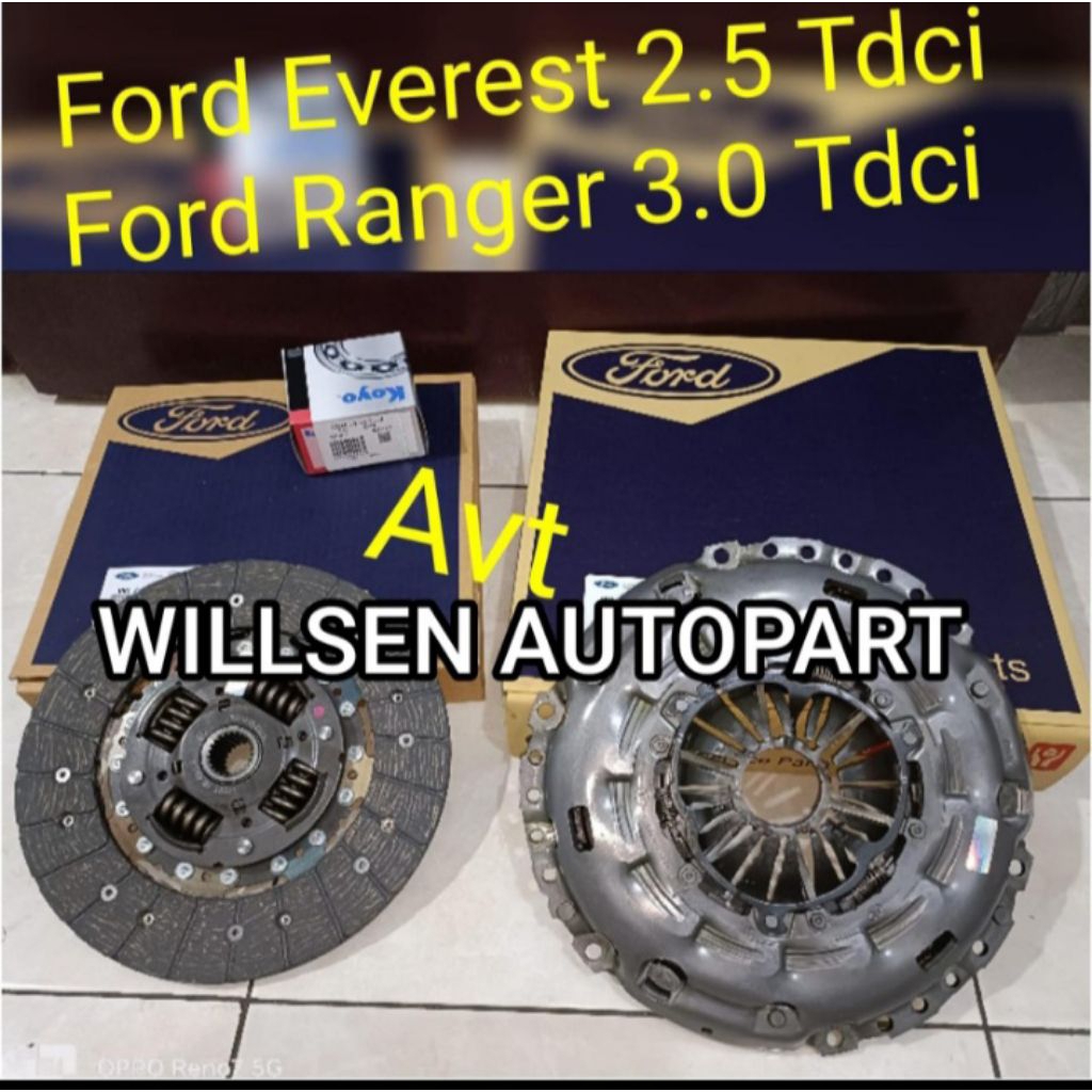 Kampas kopling set ford ranger 2.5 tdci ford ranger 3.0 tdci