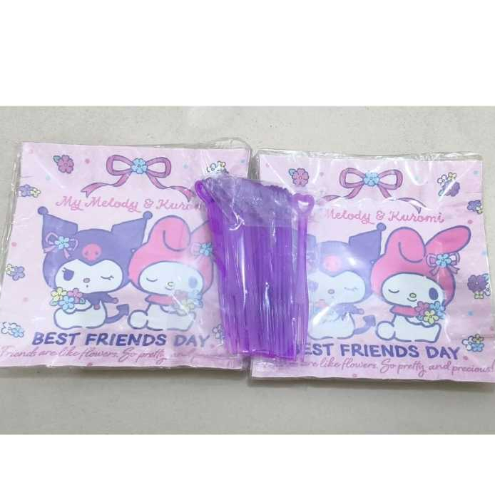 Piring Kertas KUROMI PIRING KERTAS MELODY 10pcs Snack Ultah Kue Ulang Tahun Tema Anak Dessert Table