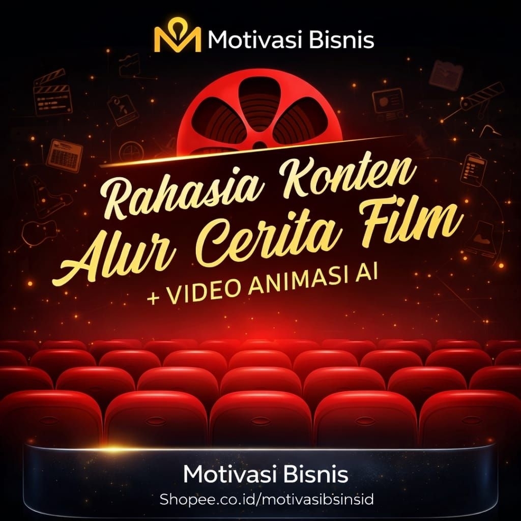 PROMO Rahasia konten Alur Cerita Film, rahasia membuat konten ALUR CERITA FILM + VIDEO ANIMASI AI