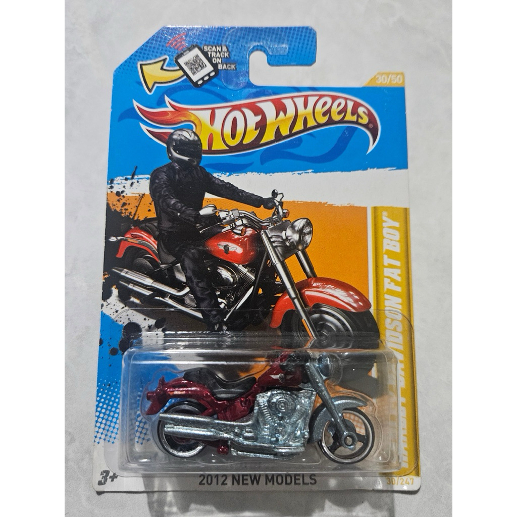Hot Wheels 2012 New Models HARLEY-DAVIDSON FAT BOY