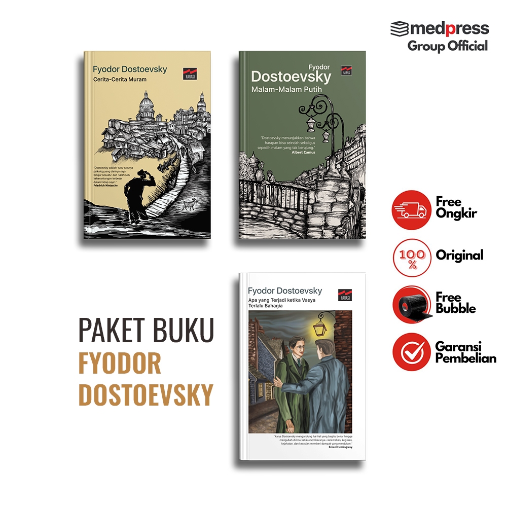 [Variasi] Buku Fyodor Dostoevsky - Penerbit Narasi