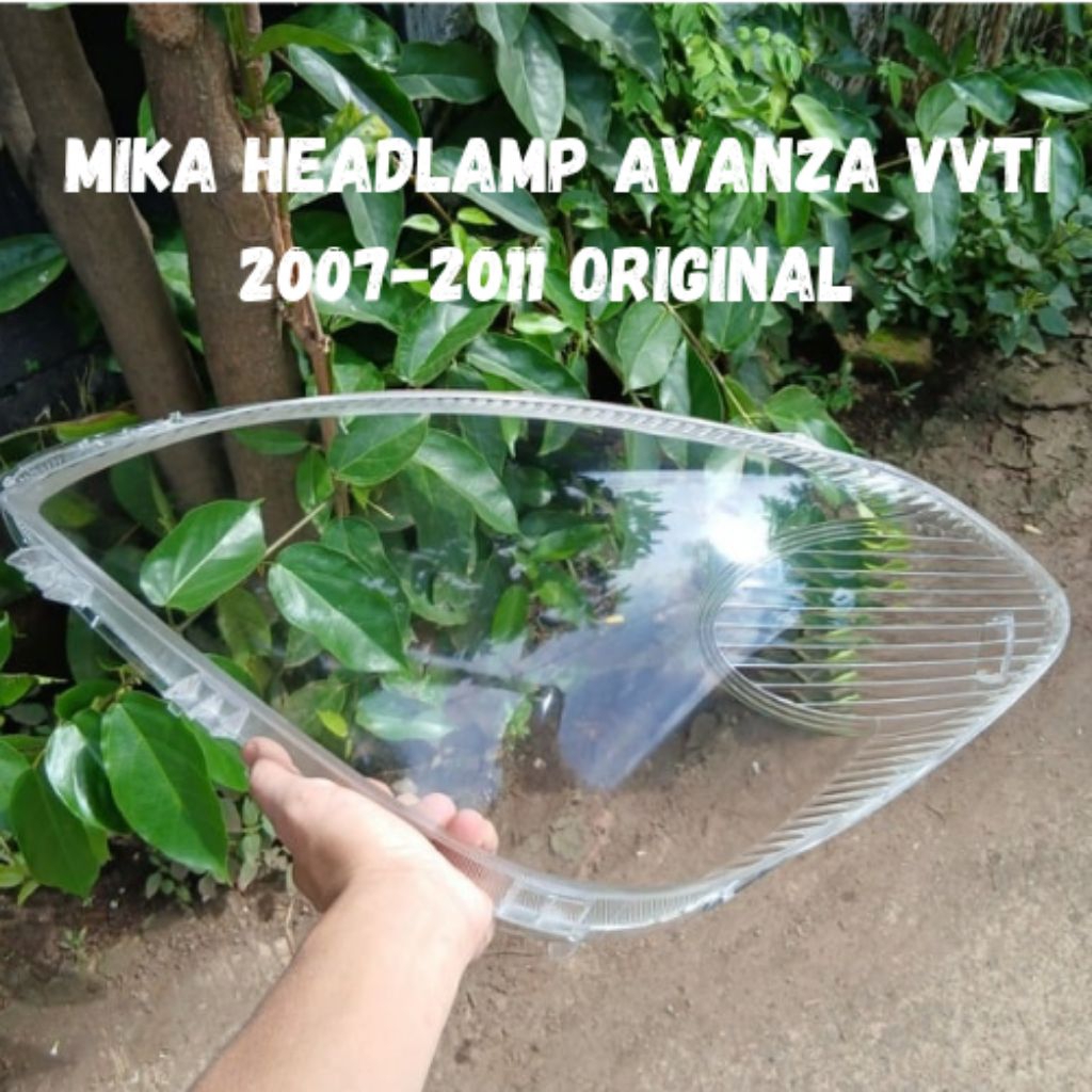 Mika Kaca Lampu Depan Mika Headlamp Avanza Xenia VVTI 2006 2007 2008 2009 2010 2011 original