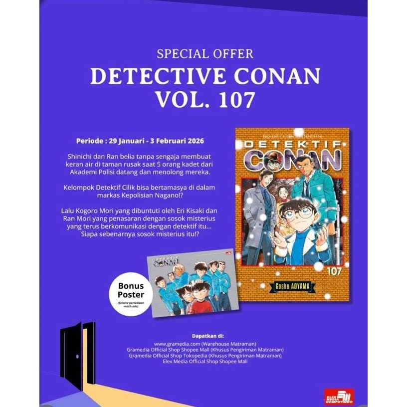 Komik Detektif Conan 107 (Special Offer) by Aoyama Gosho