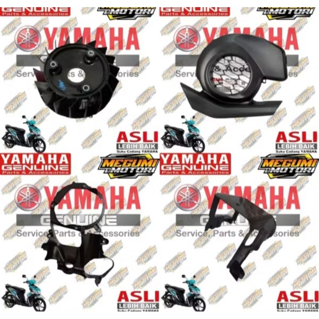 COVER TUTUP KIPAS MESIN MIO 125 SOUL GT 125 FINO 125 X RIDE 125 ORIGINAL