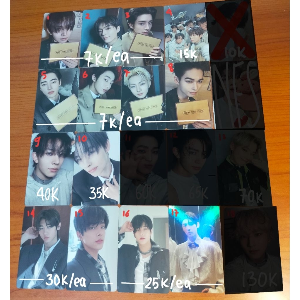 Photocard enhypen heeseung jay jake sunghoon sunoo jungwon ni-ki desire unleashed fever weverse shop