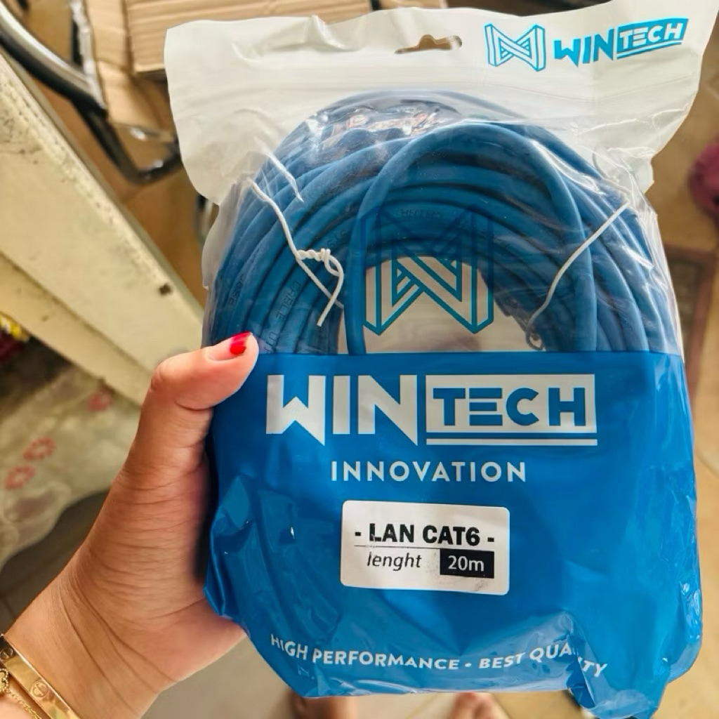 lan cable 20 meter cat6 wintech