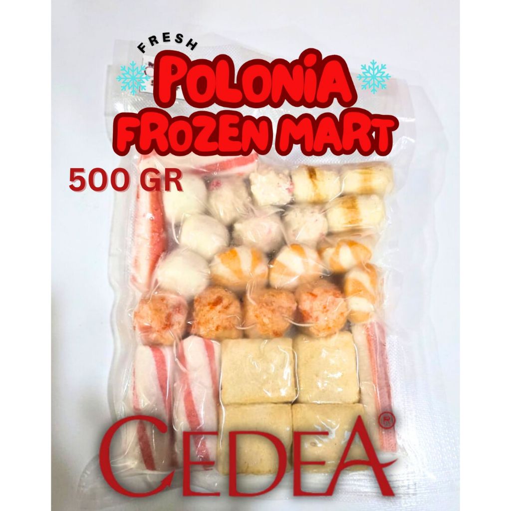 CEDEA SUKI MIX 500 gr repack  - Steamboat Cedea Curah - polonia frozen mart