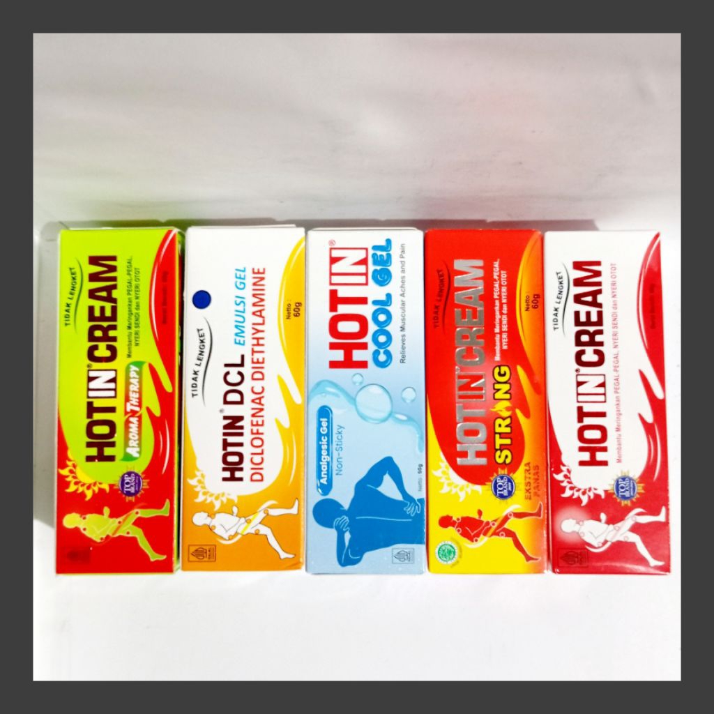 hotin cool gel 50gr hot in cream aromatherapy strong 60gr