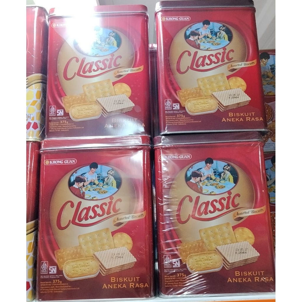 Khong Guan biskuit assorted classic 375gr