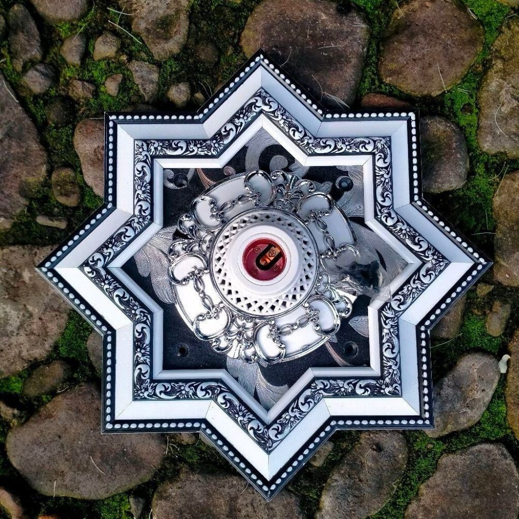 Variasi Plafon Pvc-Hiasan Tengah plafon Pvc ukuran 30cm