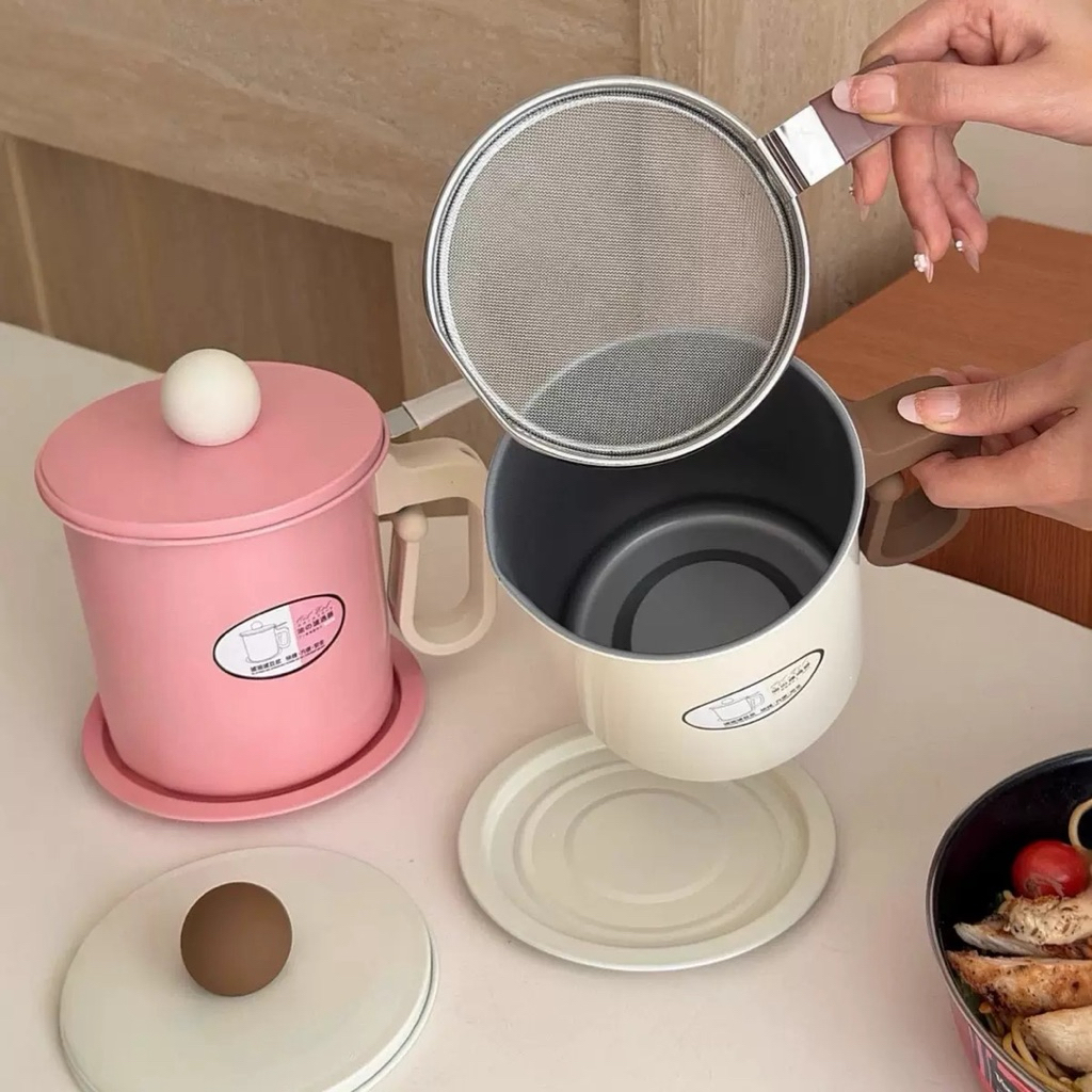 Nola Oil Pot / Oil Pot Stainless 304 / Saringan Minyak / Saringan Minyak Estetik