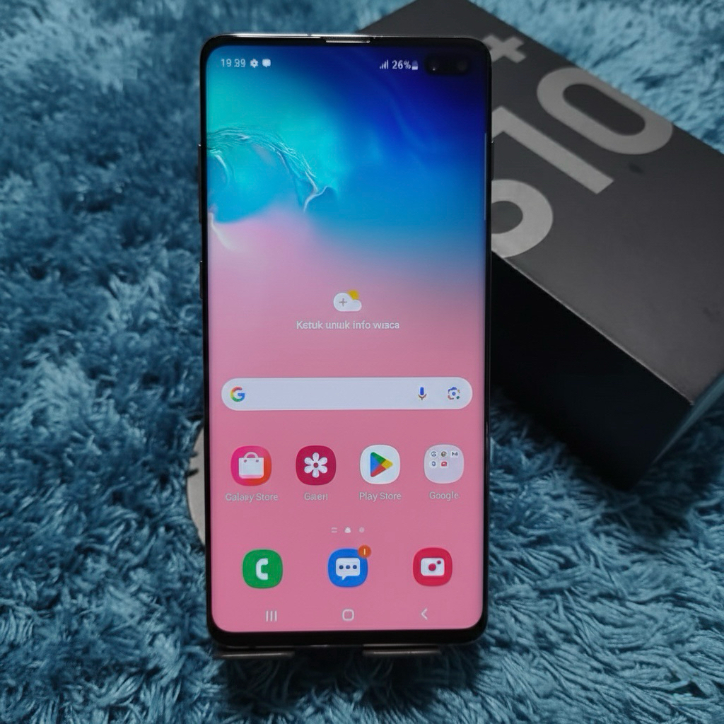 Samsung Galaxy S10 Plus 8/128Gb Second Original Resmi SEIN Murah Kualitas Terbaik / Hp Android Secon