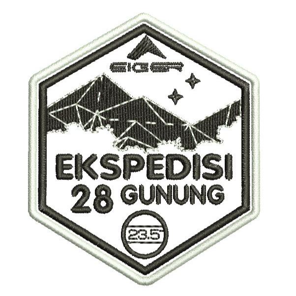 Emblem Patch Bordir Eiger Ekspedisi 28 Gunung - CBI